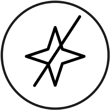 Отсутствие мерцания <br>и бликов